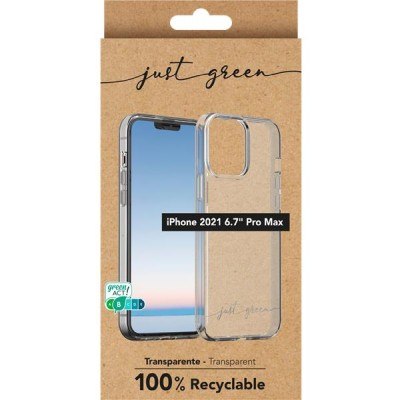 Skal Bigben iPhone 13 Pro Max Just Green Recyclable Case Transparent#3