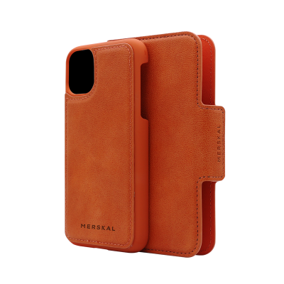 Merskal Wallet Case iPhone 11 Pro - Orange