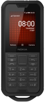 Nokia 800 Tough, Dual SIM, microSDHC - Svart stål