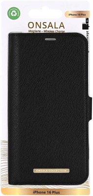 Plånboksfodral ONSALA Eco Wallet 2 card Recycled MagSeries iPhone 16 Plus - Svart#4