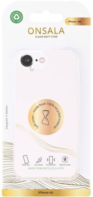 Skal ONSALA Back Recycled Clear Case TPU iPhone 16e - Transparent#2