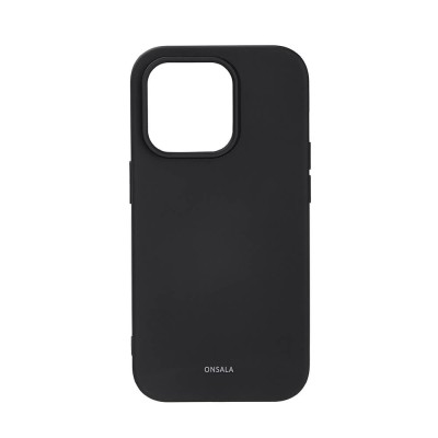 Skal ONSALA Backcover Silicone iPhone 14 Pro - Svart#1