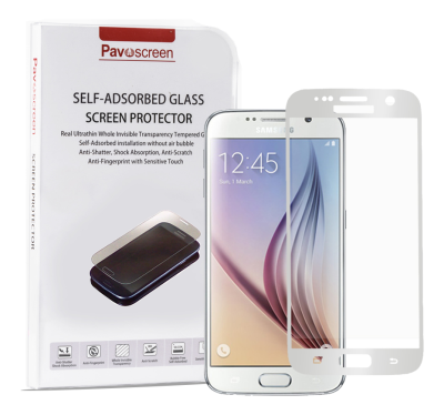 Pavoscreen Skärmskydd i härdat glas för Samsung Galaxy S7, silver