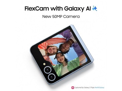 Samsung Galaxy Z Flip6 5G 512 GB, 6.7" FHD+, 50/12/10 Mpixel kamera, Dual SIM, Android - Silver Shadow#3