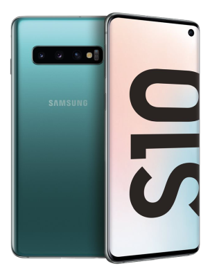 Samsung Galaxy S10 128 GB, 6.1" QHD+, 12/12/16/10 Mpixel kamera, IP68, Dual SIM, MicroSD, Android 9 - Prism Green