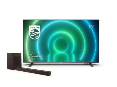 70" Philips 70PUS7906 Smart-TV, UHD/4K, HDR10+, Android, Ambilight + Soundbar Philips TAB7305/10#1