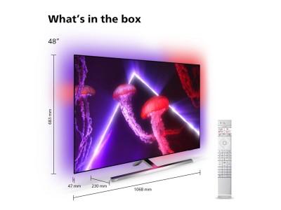 48" Philips 48OLED807/12 OLED Smart-TV, UHD/4K, 120Hz Gaming TV, Android, 4-sidig Ambilight#2