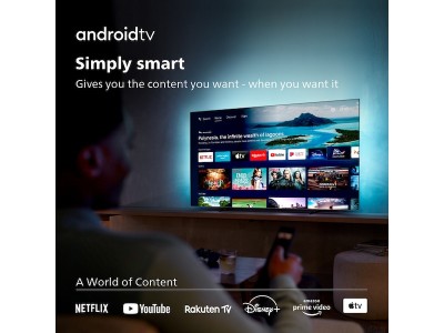 55" Philips 55OLED707/12 OLED Smart-TV, UHD/4K, 120Hz Gaming TV, Android, 3-sidig Ambilight#4