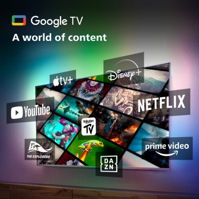 75" Philips "The One" 75PUS8808/12 Smart-TV, UHD/4K, 120Hz Gaming TV, HDR10+, Google TV, 3-sidig Ambilight#8