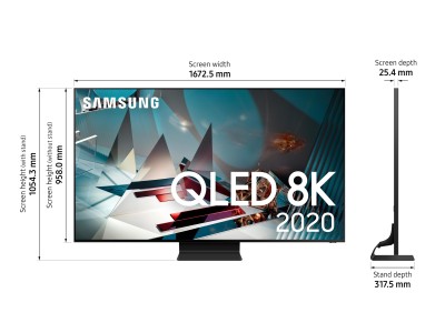 75" Samsung QE75Q800 QLED Smart-TV, 8K, Ambient Mode+#8