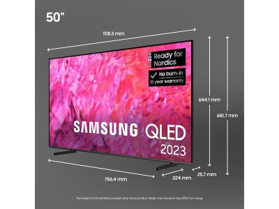 50" Samsung Q64C Smart-TV, QLED UHD/4K, Tizen#9