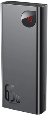 Baseus Adaman PowerBank 20000 mAh, 1xUSB-C PD 65W, 2xUSB-A - Svart#2