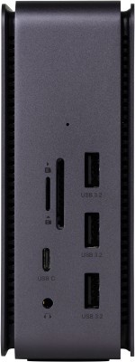 eSTUFF USB4 Pro Dual Dock, dual 8K@30Hz, HDMI/DP, 2xUSB-C/5xUSB 3.0, LAN, ljud, kortläsare, 100W PD pass-through#2