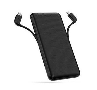 Hyperjuice Lightning + USB-C PowerBank, 10000mAh, 18W - Svart