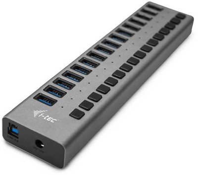 USB 3.0-hub i-tec Charging HUB, 16xUSB 3.2, inkl. 90W strömadapter#1