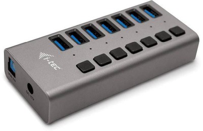 USB 3.0-hub i-tec Charging HUB, 7xUSB 3.2, inkl. 36W strömadapter#1