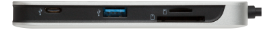 Multi-adapter Kingston Nucleum, USB-C till 2xUSB-C/USB 3.0/HDMI 2.0/kortläsare- Svart#2