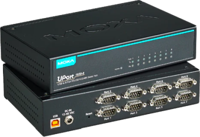 Moxa UPort 1610-8 Serial Hub, USB 2.0 till serieport 8xRS-232