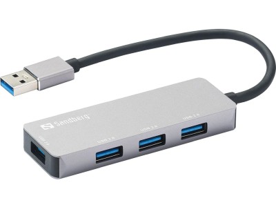 USB 3.0-hub Sandberg Hub Saver, 1xUSB 3.0, 3xUSB 2.0