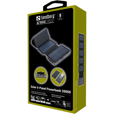 Sandberg Solar 6-Panel Powerbank 20000 mAh#2