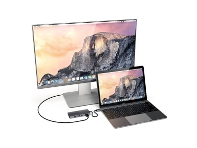 Dockningstation Satechi MultiPort 4K Docking V2, 1xHDMI/3xUSB 3.0/1xUSB-C med PD pass-through, LAN, kortläsare SD/MicroSD - Rymdgrå#5