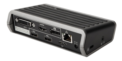 USB 3.0 dockningsstation Targus 2K Universal, DVI/HDMI/DP, komboport hörlur/mikrofon, GigaLAN, 4xUSB 3.0, inkl. strömadapter#1