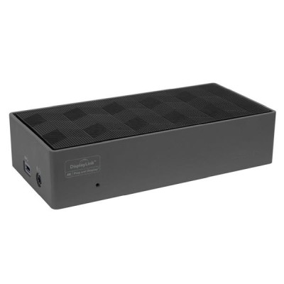 USB-C dockningsstation Targus USB-C DV4K Docking Station, 2xHDMI/2xDP, GigaLAN, 4xUSB 3.0, combo hörlur/mikrofon, Windows/Mac, med 100W strömförsörjning#1
