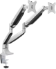 Bordsfäste iiglo Mantis Dual Monitor Arm Silver för 2 skärmar 13-32", gasdriven - Silver#1