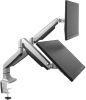 Bordsfäste iiglo Mantis Dual Monitor Arm Silver för 2 skärmar 13-32", gasdriven - Silver#3