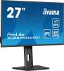 27" iiyama ProLite XUB2792UHSU-B6, IPS 4K/3840x2160, 4 ms, höjdjusterbar, pivot, HDMI/DP/USB-C 15W, högtalare, USB 3.2-hubb