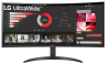 34" LG 34WR55QK-B, Curved VA 3440x1440, 5 ms, 100Hz FreeSync, 2xHDMI/DP#1