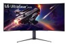 45" LG 45GR95QE, Curved OLED 3440x1440, 0,03 ms, 240Hz, höjdjusterbar, 800R, 2xHDMI/DP#1