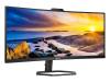 34" Philips 34E1C5600HE/23, Curved VA 3440x1440, 1 ms, 100Hz, 1500R, höjdjusterbar, HDMI/DP/USB-C 65W, USB 3.2-hubb, högtalare, webbkamera#1