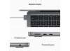 Apple MacBook Air (2022) 13.6 tum, Apple M2 8-core CPU 10-core GPU, 16 GB, 512 GB SSD, 67W strömadapter - Rymdgrå#7