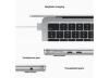 Apple MacBook Air (2022) 13.6 tum, Apple M2 8-core CPU 10-core GPU, 16 GB, 512 GB SSD, 67W strömadapter - Silver#7