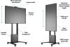 Golvstativ Multibrackets M Motorized Floorstand 42"-100", med skåp och kamerahylla#11