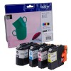 Brother LC227XL Value Pack, 4 st patroner (svart+cyan+magenta+gul)