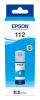 Epson EcoTank 112, Cyan, flaska 70ml, 6000 sidor