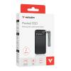 2 TB Verbatim Pocket SSD, USB 3.2 Gen2 - Svart/Grå#2