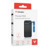 2 TB Verbatim Pocket SSD, USB 3.2 Gen2 - Svart/Blå#2