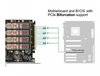 Kontrollerkort DeLOCK PCI Express x16 Card to 4 x internal NVMe M.2 Key M - Bifurcation#4