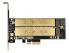 DeLOCK PCI Express x4-kort > 1 x internal M.2 Key B + 1 x intern NVMe M.2 Key M, Low Profile#1