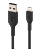 USB-kabel Belkin BoostCharge USB-A till Lightning, 1 meter - Svart