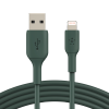 USB-kabel Belkin BoostCharge USB-A till Lightning, 1 meter - Midnattsgrön