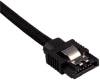 SATA3 kabel Corsair Premium Sleeved Set with Straight Connectors, 30 cm, 2-pack - Svart#3