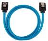 SATA3 kabel Corsair Premium Sleeved Set with Straight Connectors, 60 cm, 2-pack - Blå#2