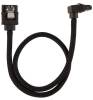 SATA3 kabel Corsair Premium Sleeved Set with 90° Connectors, 30 cm, 2-pack - Svart#2