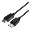 DisplayPort-kabel, DP 1.4, 8K@60Hz, Deltaco, LSZH, 3 meter - Svart