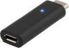 Deltaco USB 2.0 adapter, USB-C ha till MicroUSB ho - Svart#2