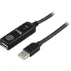 Förlängningskabel USB 2.0 aktiv, Deltaco Prime, 20 meter
